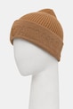 Vlněná čepice Emporio Armani EM003750.AF19896 hnědá AW25