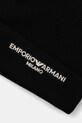 Akcesoria Emporio Armani czapka wełniana EM002715.AF18241 czarny