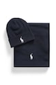 Pamučna kapa i šal Polo Ralph Lauren 710953262 bež AW25