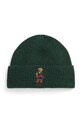 Polo Ralph Lauren czapka z dodatkiem wełny średniej grubości zielony 449P02041