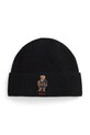 Polo Ralph Lauren czapka z dodatkiem wełny średniej grubości czarny 449P02041