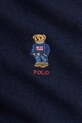 Polo Ralph Lauren czapka i szalik z dodatkiem wełny 449P02050 granatowy AW25