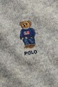 Polo Ralph Lauren czapka i szalik z dodatkiem wełny 449P02050 szary AW25