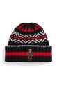 Polo Ralph Lauren czapka z dodatkiem wełny średniej grubości czarny 449P02188