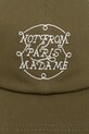 Kšiltovka Drôle de Monsieur La Casquette Slogan Tresses H.CP178.CO138 zelená AW25