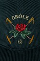 Dodaci Samtana kapa sa šiltom Drôle de Monsieur La Casquette Velours DrUle Rose I.CP189.CO236 tirkizna