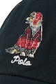 Bavlnená šiltovka Polo Ralph Lauren čierna 710982060