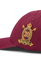 Akcesoria Polo Ralph Lauren czapka z daszkiem bawełniana 710982207 bordowy