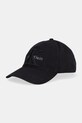 Хлопковая кепка Calvin Klein аппликация чёрный LV04D5039G