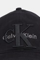 Хлопковая кепка Calvin Klein LV04D5039G чёрный AW25
