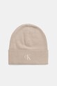 Calvin Klein berretto a maglia fine beige LV04D8020G