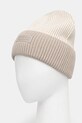 Vlněná čepice Calvin Klein LV04D8029G béžová AW25