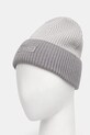 Vlněná čepice Calvin Klein LV04D8029G šedá AW25