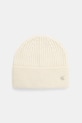 Шерстяная шапка Calvin Klein плотний бежевый LV04D8032G