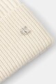 Calvin Klein czapka wełniana LV04D8032G beżowy AW25