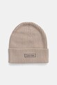 Шапка з домішкою кашеміру Calvin Klein з додаванням вовни бежевий LV04D8053G
