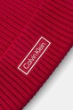 Akcesoria Calvin Klein czapka z domieszką kaszmiru LV04D8053G różowy