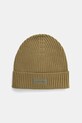 Шапка с примесью кашемира Calvin Klein с добавлением шерсти зелёный LV04D8053G