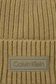 Шапка с примесью кашемира Calvin Klein LV04D8053G зелёный AW25