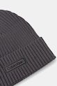 Akcesoria Calvin Klein czapka z domieszką kaszmiru LV04D8053G szary