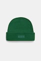Calvin Klein czapka z dodatkiem wełny wełna zielony LV04D8058G