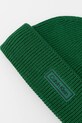 Akcesoria Calvin Klein czapka z dodatkiem wełny LV04D8058G zielony