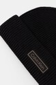 Akcesoria Calvin Klein czapka z dodatkiem wełny LV04D8058G czarny