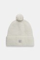 Calvin Klein czapka z dodatkiem wełny gruba biały LV04D8067G