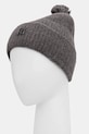 Calvin Klein czapka z dodatkiem wełny LV04D8067G szary NC25
