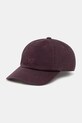 Y-3 czapka z daszkiem bawełniana Dad Cap gładkie bordowy KB5815