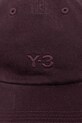 Y-3 czapka z daszkiem bawełniana Dad Cap KB5815 bordowy AW25