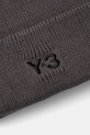 Шапка з додаванням вовни Y-3 Beanie KC0445 сірий AW25