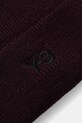 Y-3 czapka z dodatkiem wełny Beanie KC0446 fioletowy AW25