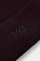Шапка з додаванням вовни Y-3 Beanie KC0446 фіолетовий AW25