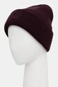 Akcesoria Y-3 czapka z dodatkiem wełny Beanie KC0446 fioletowy