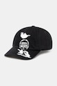 Y-3 czapka z daszkiem bawełniana Graphic nadruk czarny KC3339