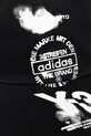Y-3 czapka z daszkiem bawełniana Graphic KC3339 czarny AW25