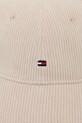 Tommy Hilfiger czapka z daszkiem sztruksowa AM0AM13583 beżowy AW25