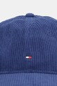 Tommy Hilfiger czapka z daszkiem sztruksowa AM0AM13583 granatowy AW25