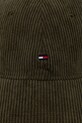 Tommy Hilfiger șapcă de baseball din catifea AM0AM13583 verde AW25