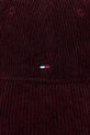 Tommy Hilfiger șapcă de baseball din catifea AM0AM13583 burgundia AW25