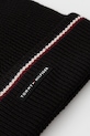Αξεσουάρ Σκουφάκι με προσθήκη μαλλιού Tommy Hilfiger AM0AM13587 μαύρο