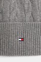 Шапка с добавлением шерсти Tommy Hilfiger AM0AM13588 серый NC25