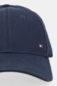 Tommy Hilfiger czapka z daszkiem bawełniana AM0AM13801 granatowy AW25