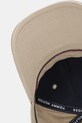 Tommy Hilfiger czapka z daszkiem bawełniana beżowy AM0AM13801