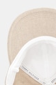 Tommy Hilfiger czapka z daszkiem wełniana beżowy AM0AM13827