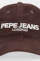 Джинсова шапка с козирка Pepe Jeans PM0400006 кафяв AW25