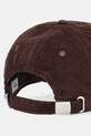 Akcesoria Pepe Jeans czapka z daszkiem sztruksowa PM0400006 brązowy