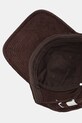 Pepe Jeans czapka z daszkiem sztruksowa brązowy PM0400006