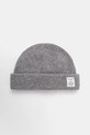 Pepe Jeans czapka z domieszką wełny z domieszką wełny szary PM0400012